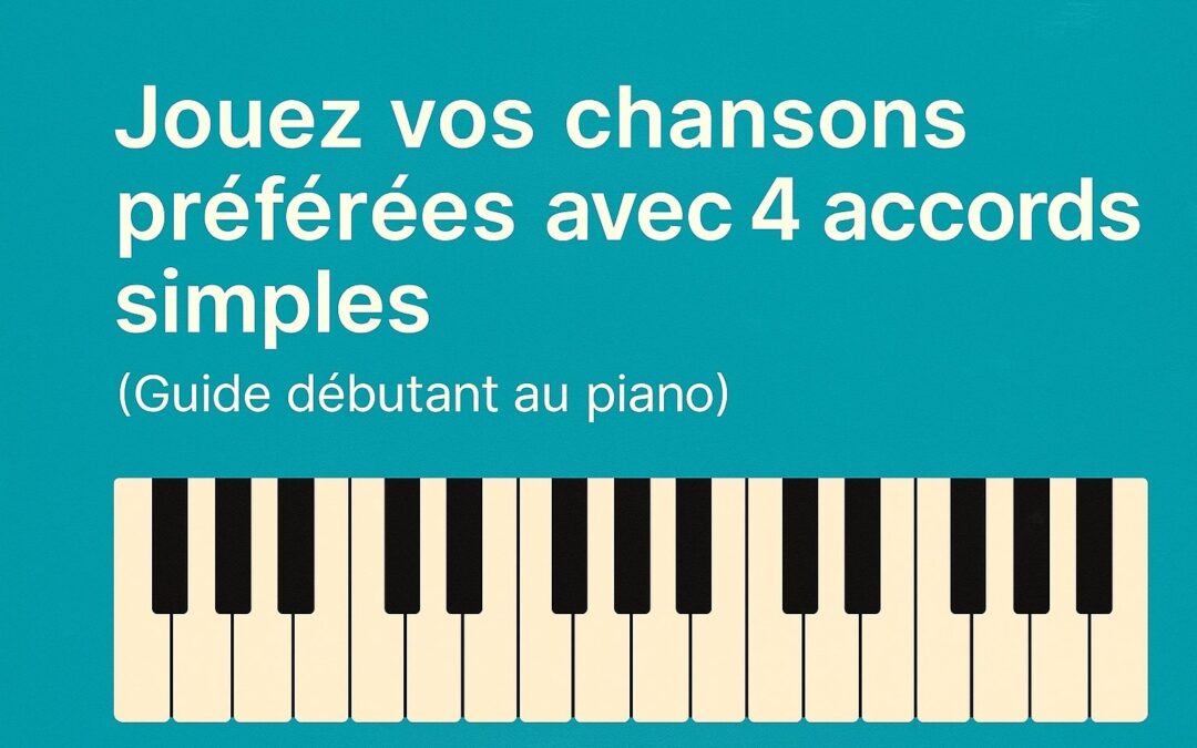 Les accords au piano : guide simple pour débutants